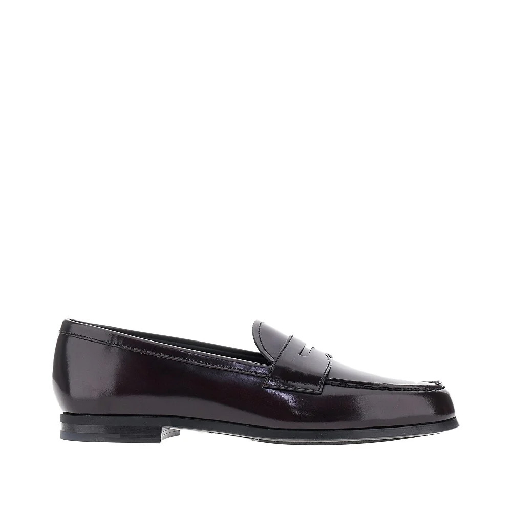Church Natalie Fumé Polished Leather Loafers